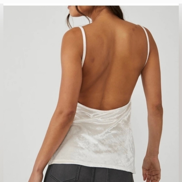 Free People Intimately All Night Velvet Tunic Tank Top NEW! - Picture 3 of 5